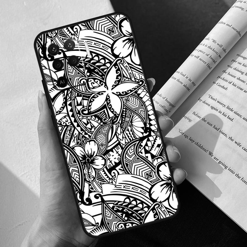 Maori Tribal Samoan Polynesian Case For Oppo A80 A60 A40 A78 A38 A18 A98 A58 A96 A76 A16 A94 A74 A54 A15 A17 A57 A77 A5 Pro