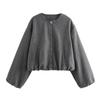 Jnleaog Autumn New Women's Clothing Fashion Style French Style Fashionable All-Match Soft Pilot Jacket Outwear