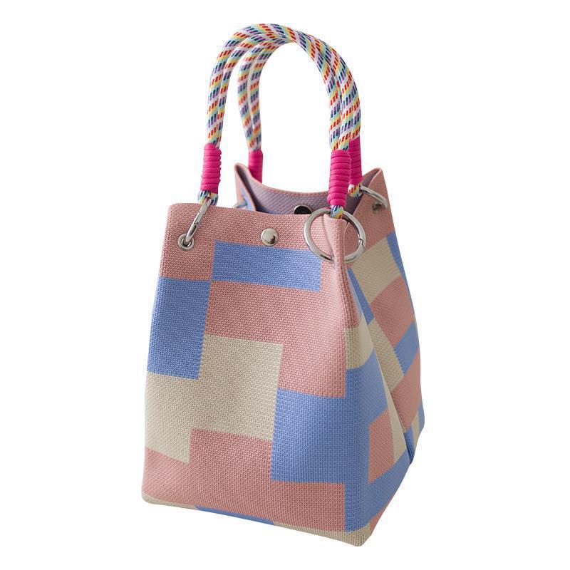 2025 Knitted Hollow-out Flower Handbag: Versatile, Large Capacity, Stylish Souvenir Gift