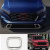 Chrome Front Logo Emblem Frame Cover Trim For Honda CR-V CRV 2023 2024 2025