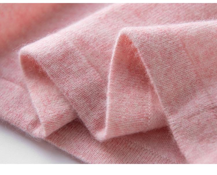 Women's Loose-Fit Cashmere Short Sleeve Knit Pullover