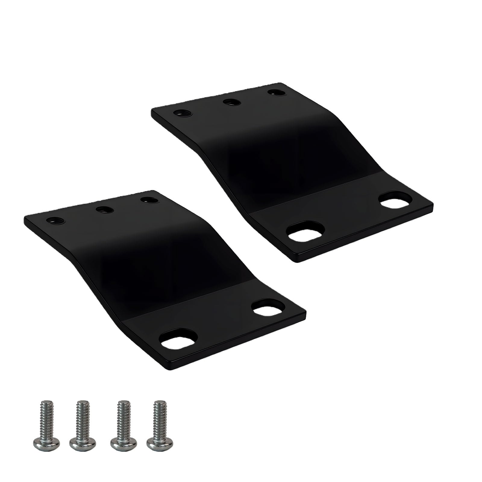 BNWMEPC 1U Rack Adapter Bracket 19-Inch Mount Recessed Depth Extender Server Network Equipment Rack Mount Reducer