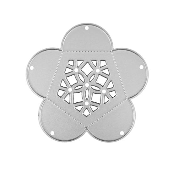 Flower Box Die Cut Hollow Five-Petal Flower Box Die