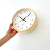 KATOMOKU Muku Clock 13 Hinoki Wall Clock Continuous Second Hand km-130HI 220mm (Quartz Clock)