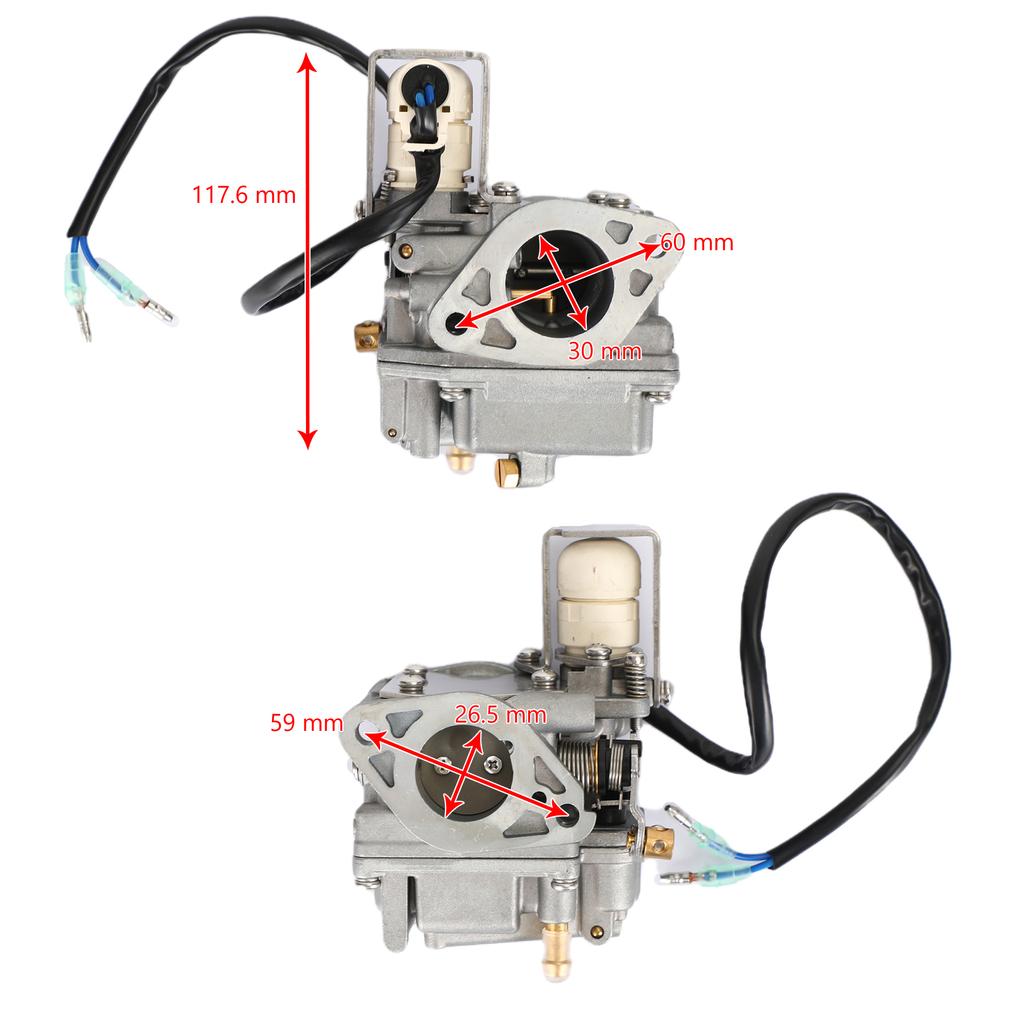 Carburetor Carb fit for Yamaha Outboard 4-stroke F20 6AH-14301-00 6AH-14301-01