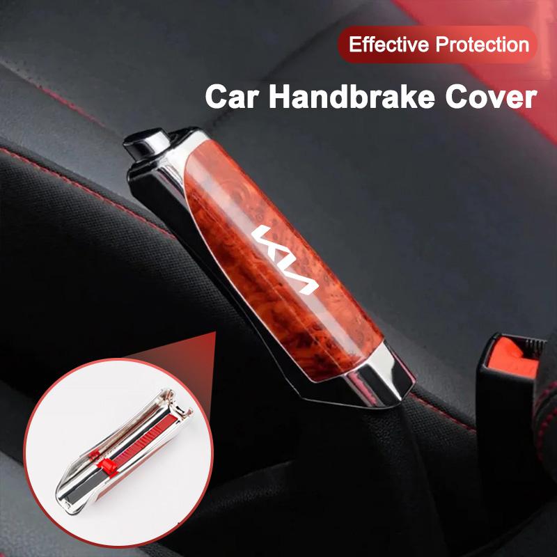 BTSOM1 Coprivolante Freno a Mano per Auto in Fibra di Carbonio Copertura Protettiva per Impugnatura Freno a Mano per KIA Sportage Ceed Sorento Cerato Optima Rio Soul K5 Stonic