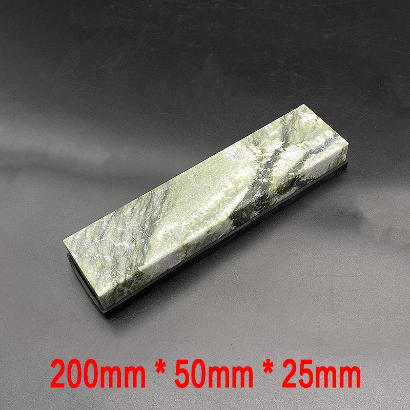 10000 Grit Přírodní zelený achátový ostřící kámen Vodní kámen Jemné broušení Leštění Holicí břitva Kuchyňský nůž Ostřič Honovací nástroj