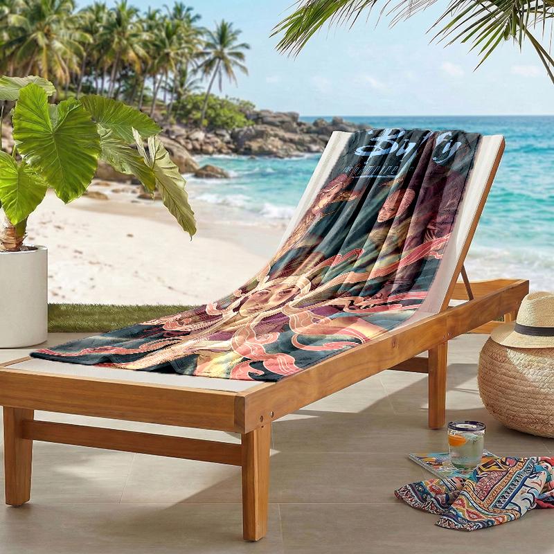 Buffy Fashion Beach Towel: Ideal for Summer Adventures Soft, absorbent and quick drying suitable for swimming and bathing