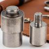 Fabric Grommet Mold Set Metal Hand Press Eyelet Installation Die Pair for Canvas Leather Goods and Repair Tasks