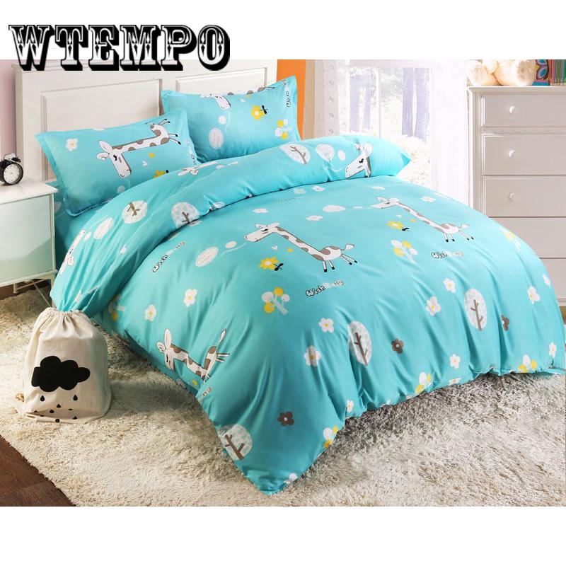 Buy High Quality Bed Linen Comforter Set Soft Duvet Cover Set Cotton Polyester Bedding Set at