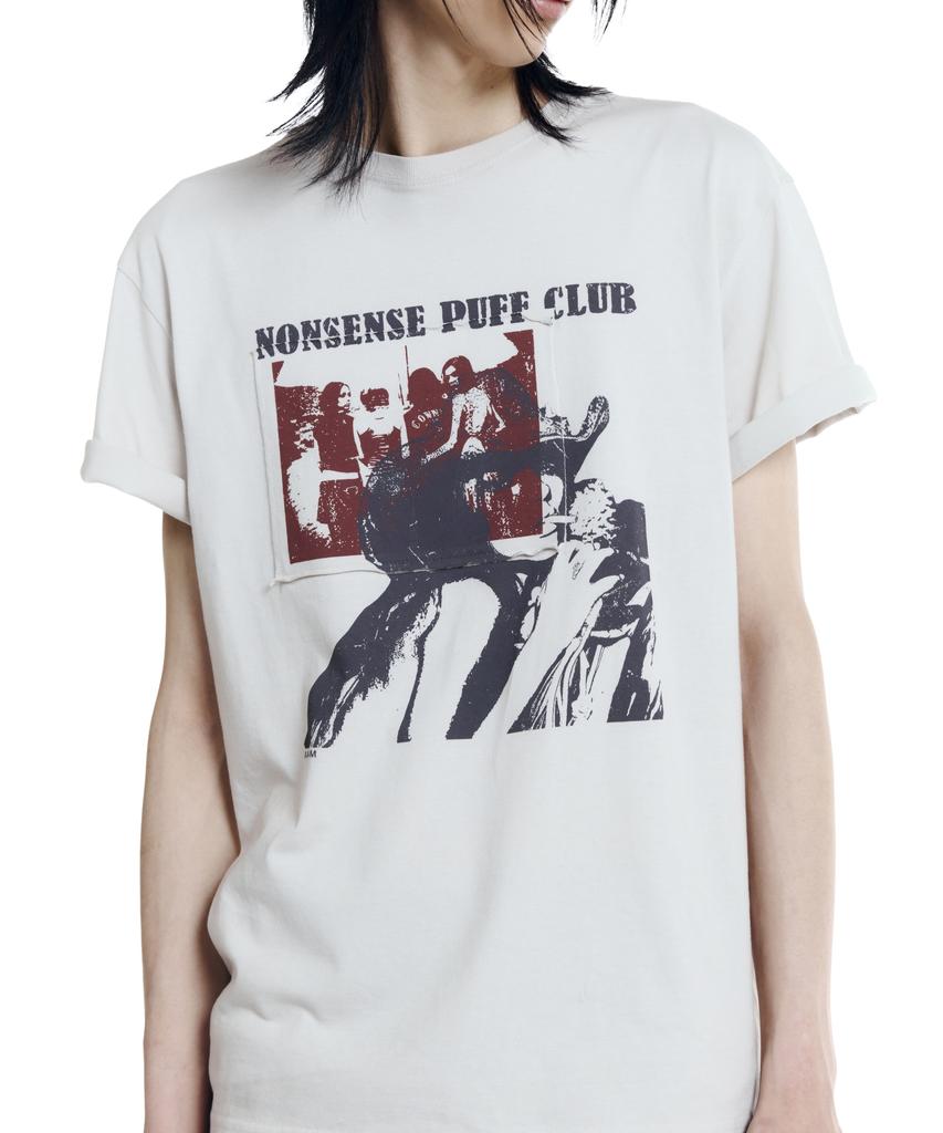 AAKAM Nonsense Puff Club Half Top (Beige)