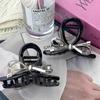 Korean Dongdaemun Alloy Bow Hair Clips - Sweet, Cool, Girly Temperament, High-End Feel, Medium Claw Hair Accessories