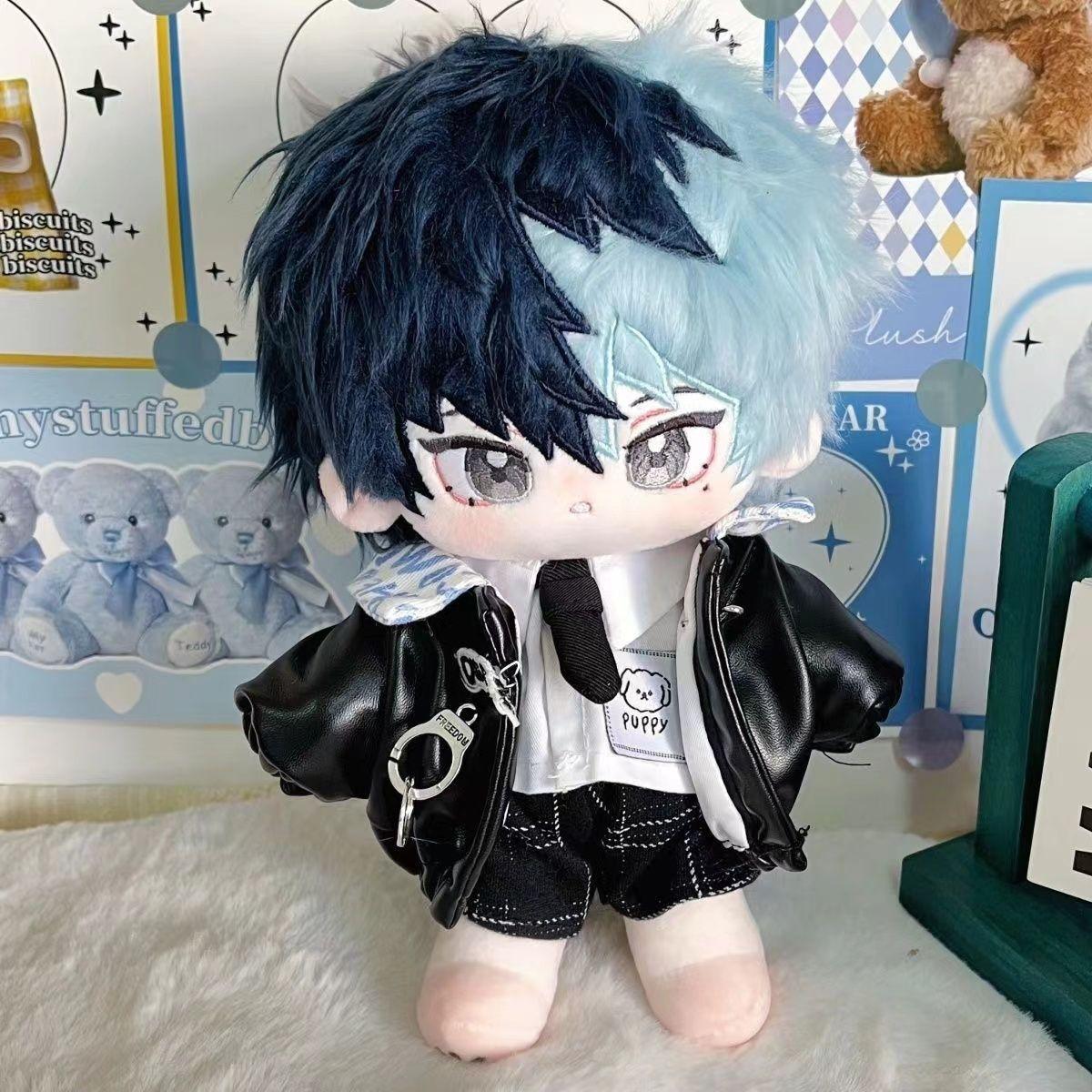 20cm Anime Project Sekai Shinonome Akito Plüschpuppe Aoyagi Toya Pjsk Cosplay Verkleidung Körperkleidung Wechselspielzeug Kind Weihnachtsgeschenk With skeleton