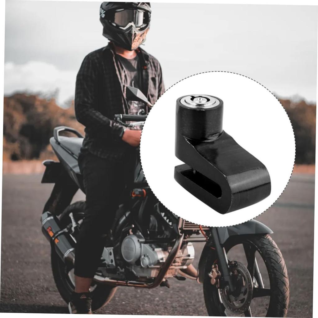 BESPORTBLE 1pc Disc Brake Lock Brake Lock Disc Brake Lock for Motorcycle Wheel - Alarm Aluminum Alloy Scooter