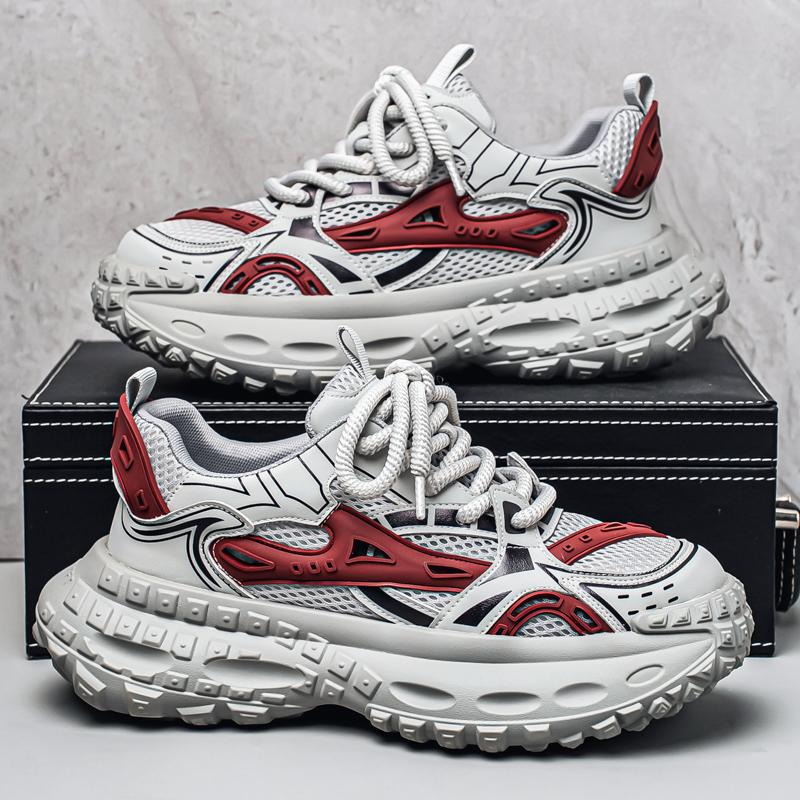 

Повседневные кроссовки Спорт и отдых Повседневная обувь Лоферы Обувь для мужчин Платформа Спорт Увеличение роста Износостойкие Универсальные 44