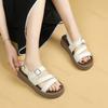 Fashion Women Sandals Summer New Fashion Open Toed Flat Comfortable Platform Non Slip Buckle Strap Outdoor Beach Shoe Sandalias De Mujer