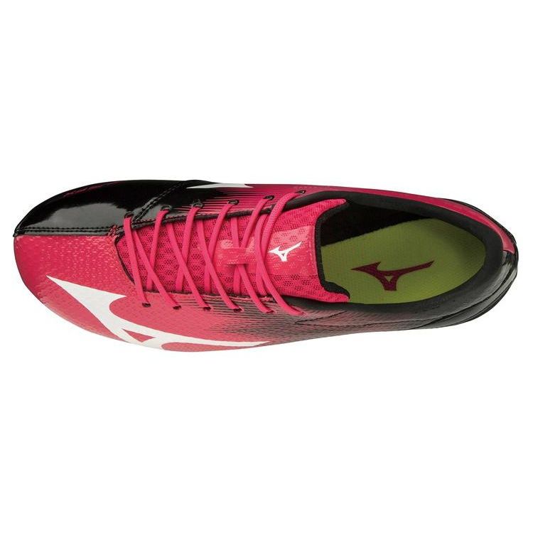Mizuno Unisex Low Top Red Black Running Shoes Comfort Versatile Shock Absorbing Wear Resistant U1GA201560