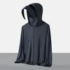 Large brim sunscreen clothes for men and women's new UV protection outdoor sports cycling breathable fishing clothes ice silk jacket