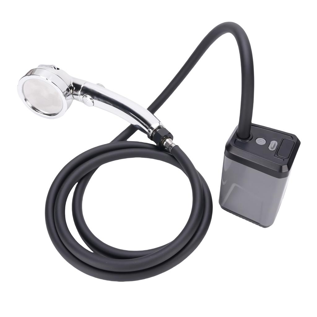 Portable Camping Shower Outdoor Electric Shower Pump USB Rechargeable Battery Powered Shower with Display Screen
