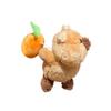 Ural Ground Squirrel Plush Keychain With Pullback Carrot Cartoon Animal Toy For Kids And Collectors