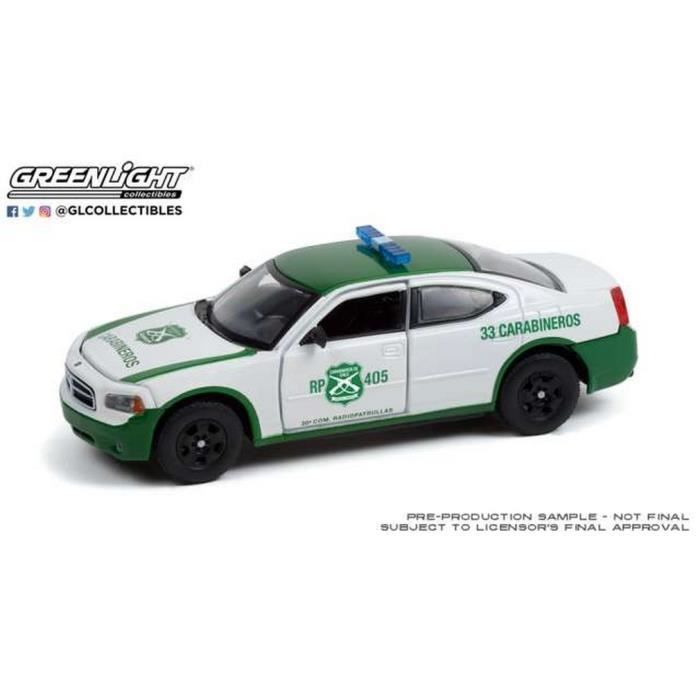 Miniatures montées - Dodge Charger Carabineros de Chile 2006 1/43 Greenlight