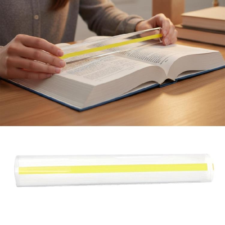 Unbreakable 6 Inch Clear Magnification Scale with Alignment Markers Easy To Use for Study Repair Work Accuracy Tasks