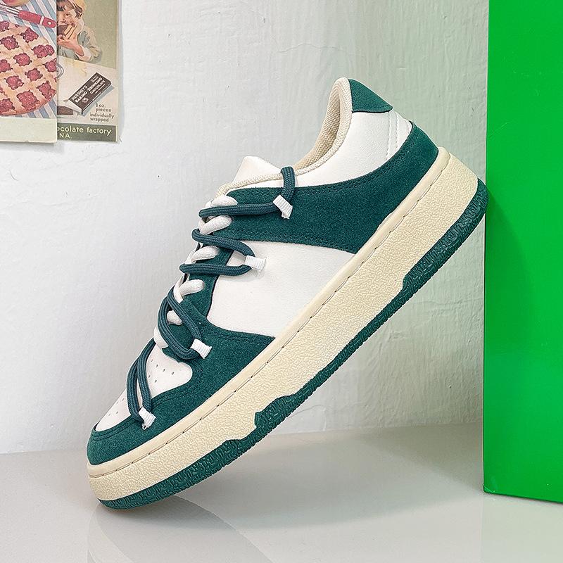 Новые весенние женские кроссовки. Нескользящая износостойкая амортизирующая женская повседневная спортивная обувь. 35 зелёный