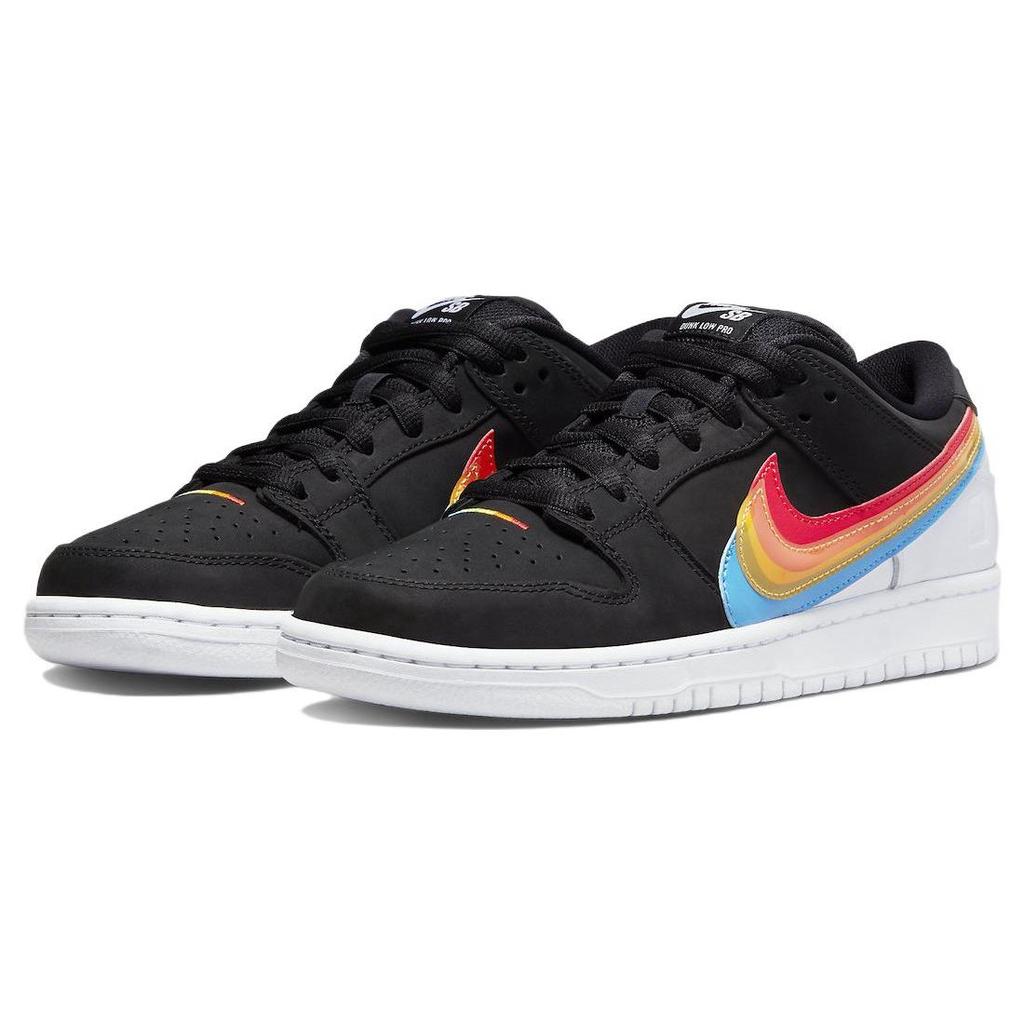Polaroid x Nike Dunk Low SB Unisex Sneaker Schwarz Weiß DH7722-001
