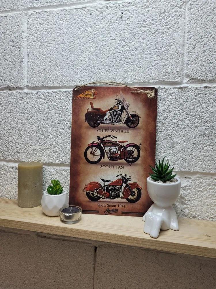 Metal Tin Sign Harley Davidson Motorcycle Poster Retro Wall Art Home Decor