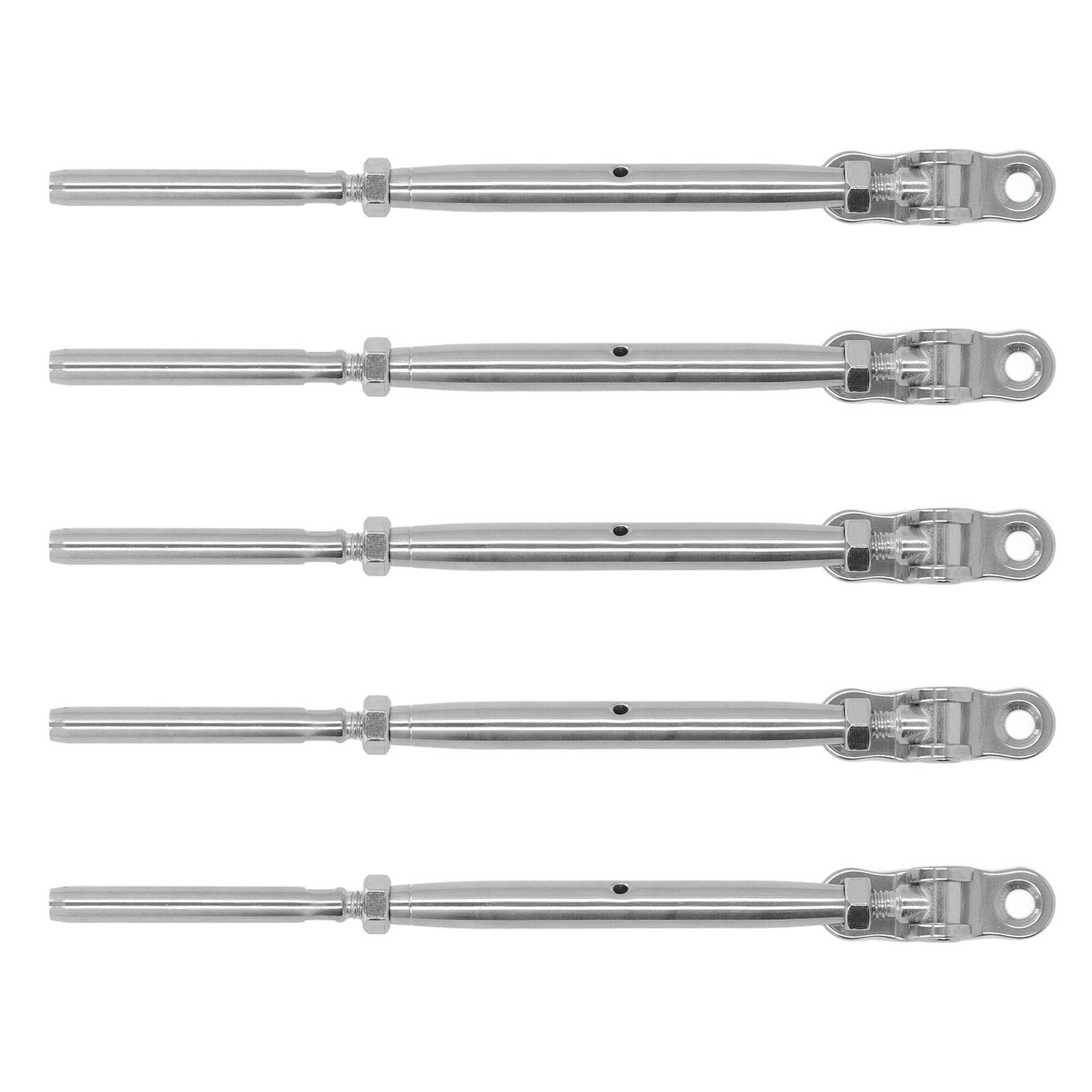 

5PCS Thread Swage Lag Screw Stainless Steel 316in Cable Railing Swage Lag Screw for Industry