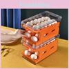 Transparent Plastic Egg Storage Box For Refrigerator With Space-saving Design And Freshness Features