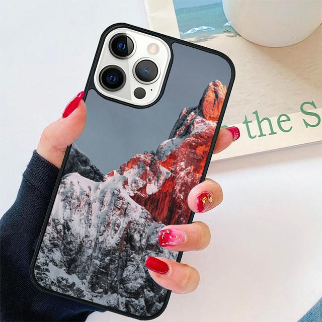 Snowy Winter Mountain Coque Shell For iPhone 17 Air 15 16 14 13 12 Pro Max 11 Pro Max Plus Phone Case Cover