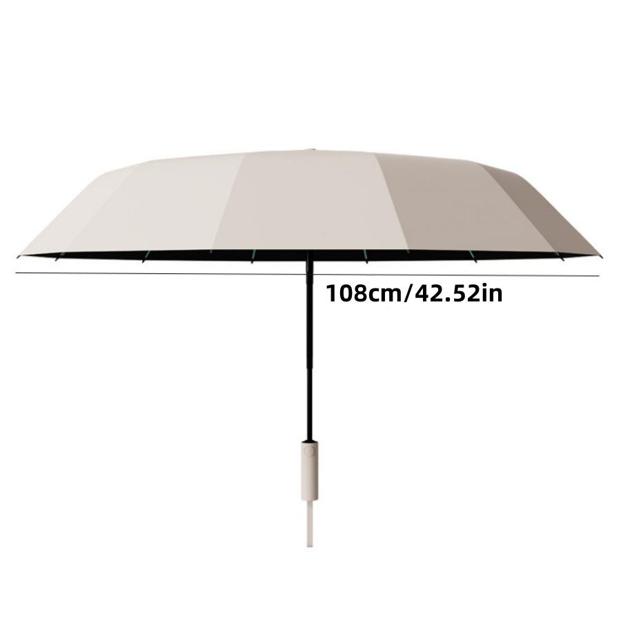 60 Bones Windproof Travel Umbrella for Rain - Lightweight, Strong, Compact with & Easy Auto Open/Close Button 1PC