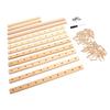 Spool Cone Wood Thread Rack Multi Functional Solid Spool Cone Wood Rack for Sewing Craft 80 Spools