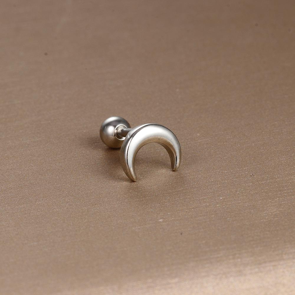 

Стильные серьги-гвоздики из нержавеющей стали с шариковым винтом из циркония для женщин