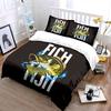 Fishing-Themed Three-Piece Set Soft Comfortable Duvet Cover Bedding Set Included 1*Duvet Cover & 2*Pillowcases, Gift