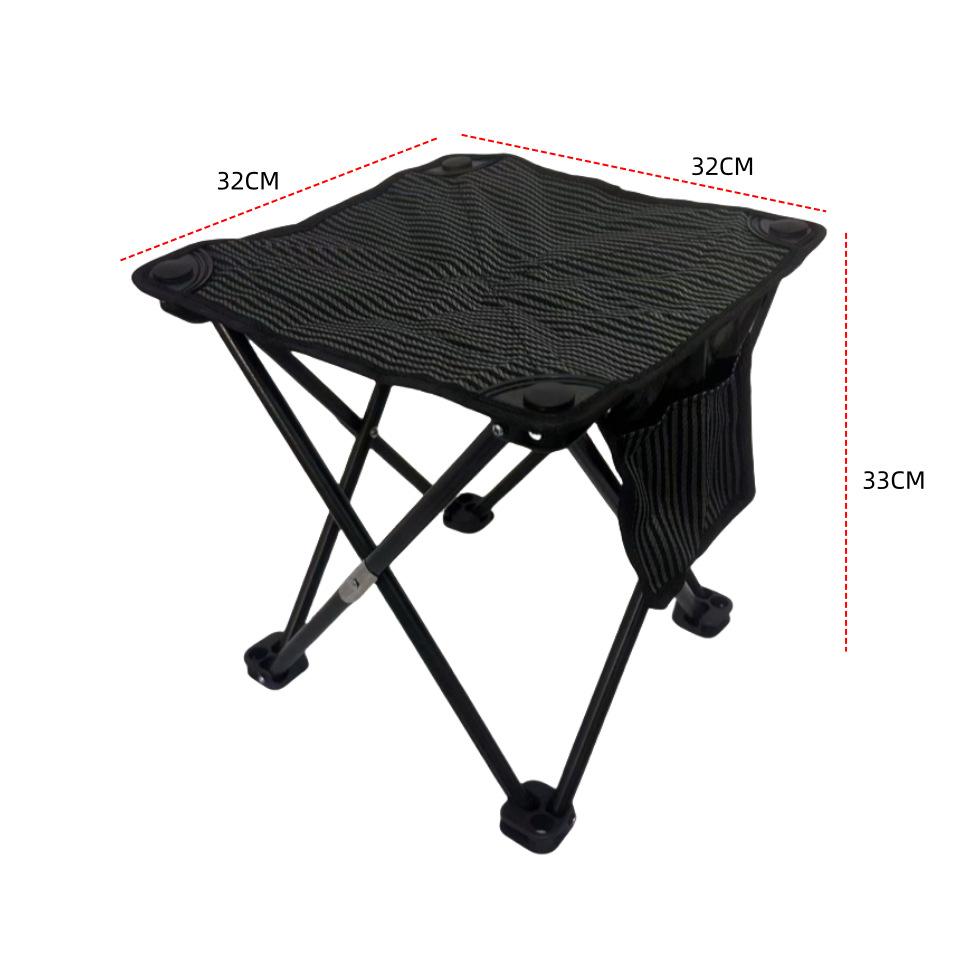 Collapsible Stool Mini Lightweight Recliner Foot Rest Fishing Chair Footrest for Patio Travel Picnic Walking Hiking Festival