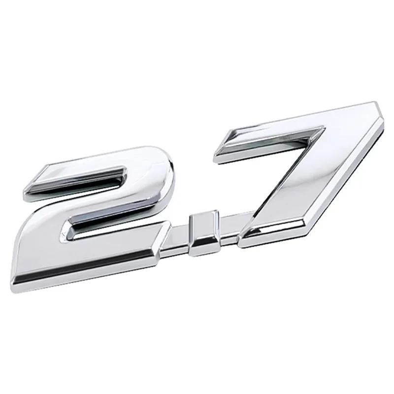 

ABS Emblem Decal Auto Kofferbak Badge Sticker For Toyota 2.7 2.8 Yaris Corolla 4Runner Avalon Avensis Aygo CHR Auris Accessoires