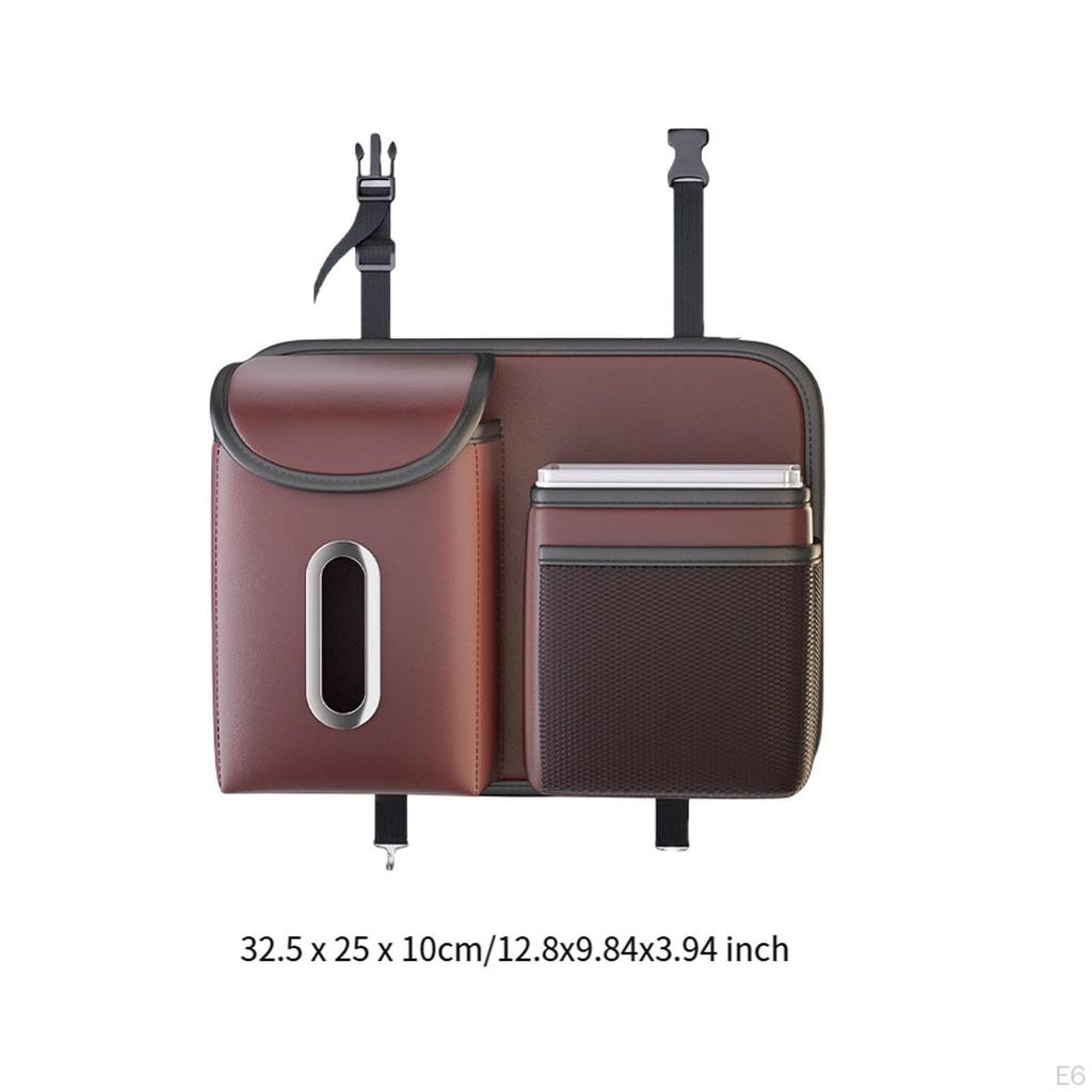 Backseat Storage Bag for Car Quick Setup Travel Organizer Books And Toys