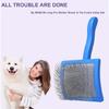 Dog Cats Grooming Comb With AntiFatigue Handle ABS Construction Slicker Brush For Daily Coat Care And Mat Prevention