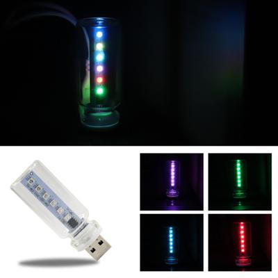 USB Retro Car Lamp Touch Dimmable Multiple Lighting Modes Decorative Night Light Automotive Ambient LED Lamp