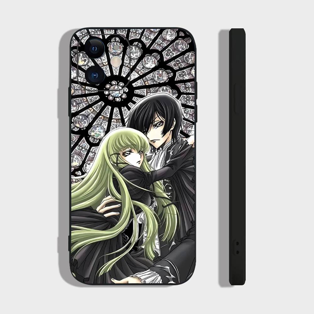 CODE GEASS Lelouch Of The Rebellion Animation Phone Case For IPhone 17 Air 16 15 14 13 Pro Max 11 12 Black Silicone Cover