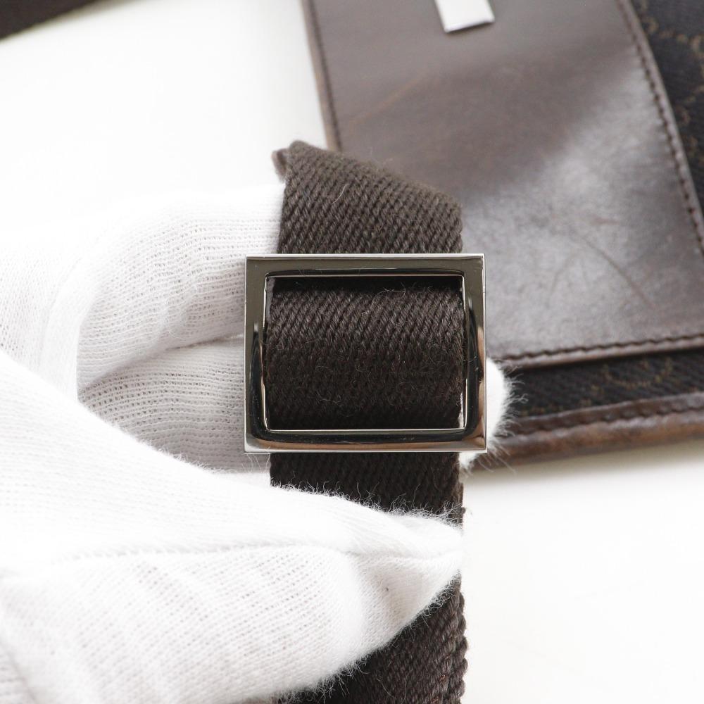 GUCCI Shoulder Bag 27639 Brown GG canvas mens Used