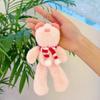 Fluid Bear Pendant Scarf & Teddy Bear Doll Keychain: Street Style Gift for Girls