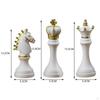 Chess Pieces Statue Sculpture Ornament Collectible Figurine Furnishing Home Contemporary Office
