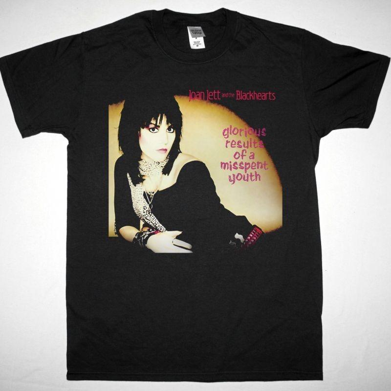 Joan Jett Glorious Results Black T-Shirt Rock Tee S разноцветный