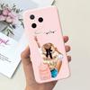 For Infinix Note 12 Pro 4G 6.7" Case Cartoon Astronaut Love Soft Silicone Black Pink Cover For Infinix Note 12 2023 Phone Case