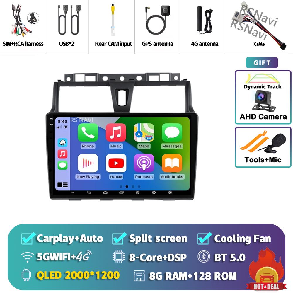 Android 14 Carplay Car Radio For Geely EC7 2014 - 2016 Head Unit 2Din Multimedia Video Player GPS Stereo 360 Camera AI Voice DVD