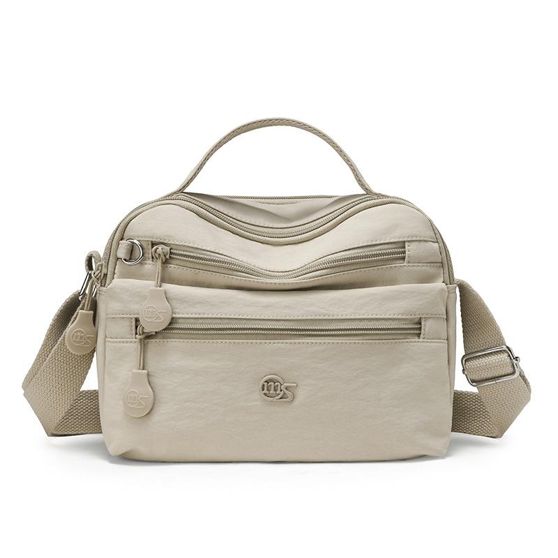 Shoulder Bag Simple and Fashionable Nylon Cloth Lightweight Crossbody Bag Casual Women's Mobile Phone Change Multi-purpose Bag