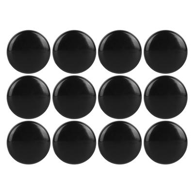 12Pcs Schwarz Universal Auto Tür Schraube Schutz Abdeckung Protector Dekorative Zubehör